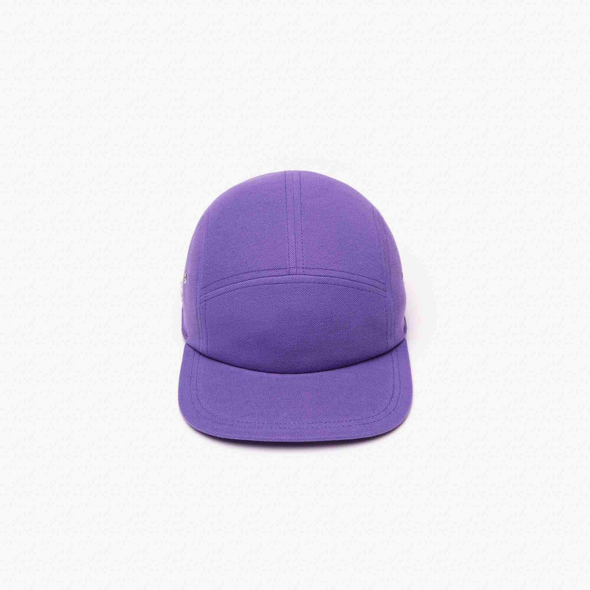 Casquette Girolle unisexe unie Lacoste en piqué de coton biologique Chapeaux & Casquettes - Violet - Lacoste - Unisex