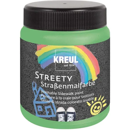 KREUL Streety Straßenmalfarbe in Grashalmgrün, 200 ml