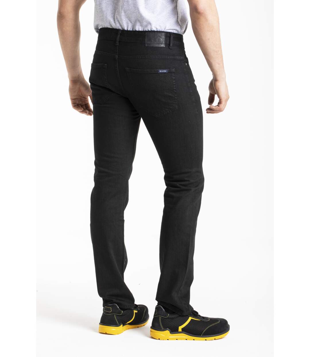 Jeans de travail coton coupe confort noir NOIR