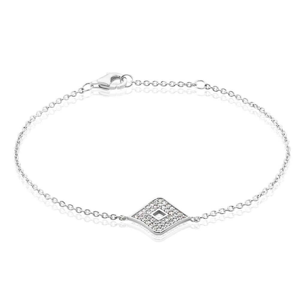 Bracelet Argent Blanc Eugenius Oxyde De Zirconium
