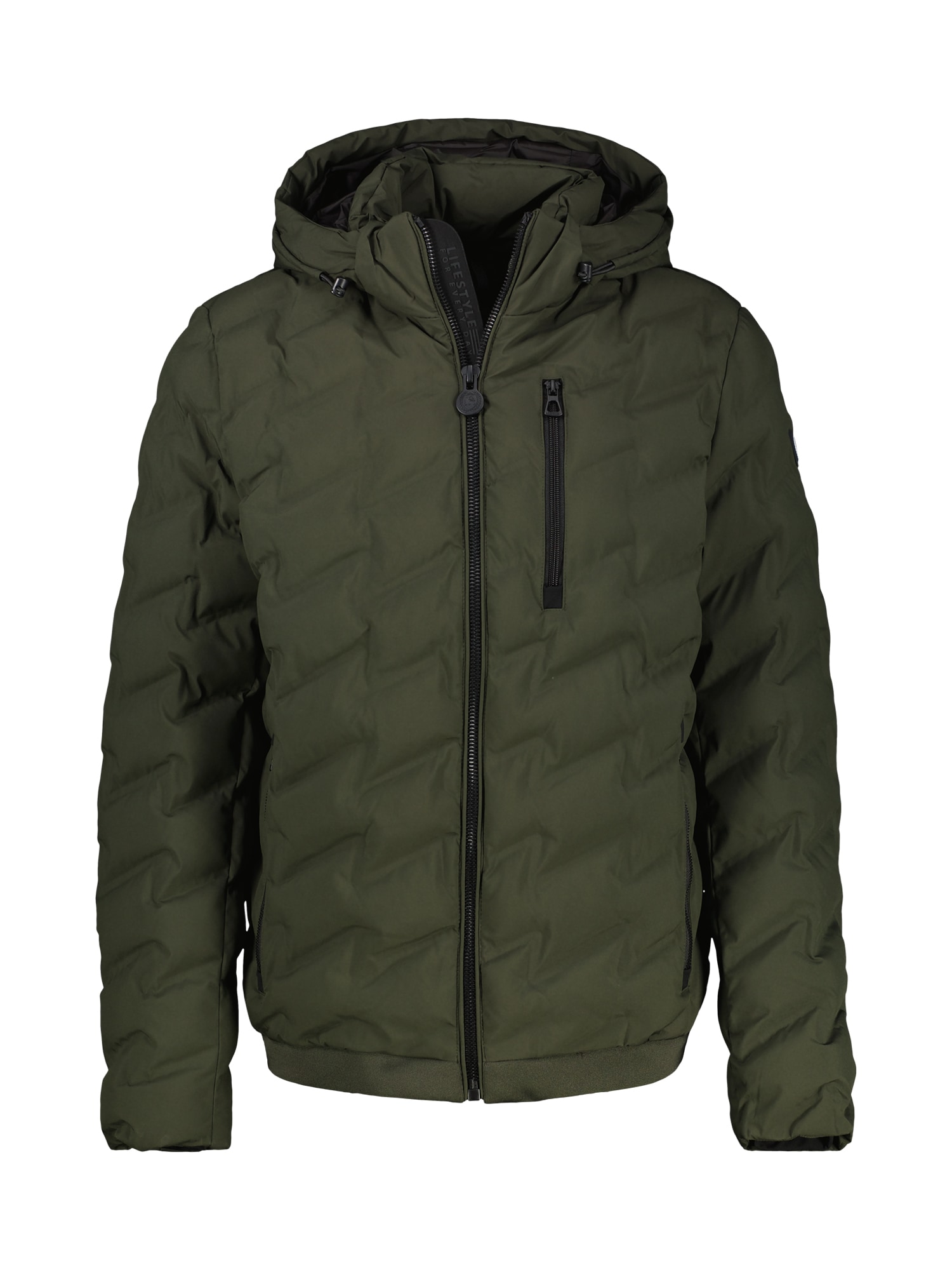 LERROS Outdoorjacke »LERROS Sportive Funktions-Steppjacke für Herren« mit Kapuze Wasser- und windabweisend