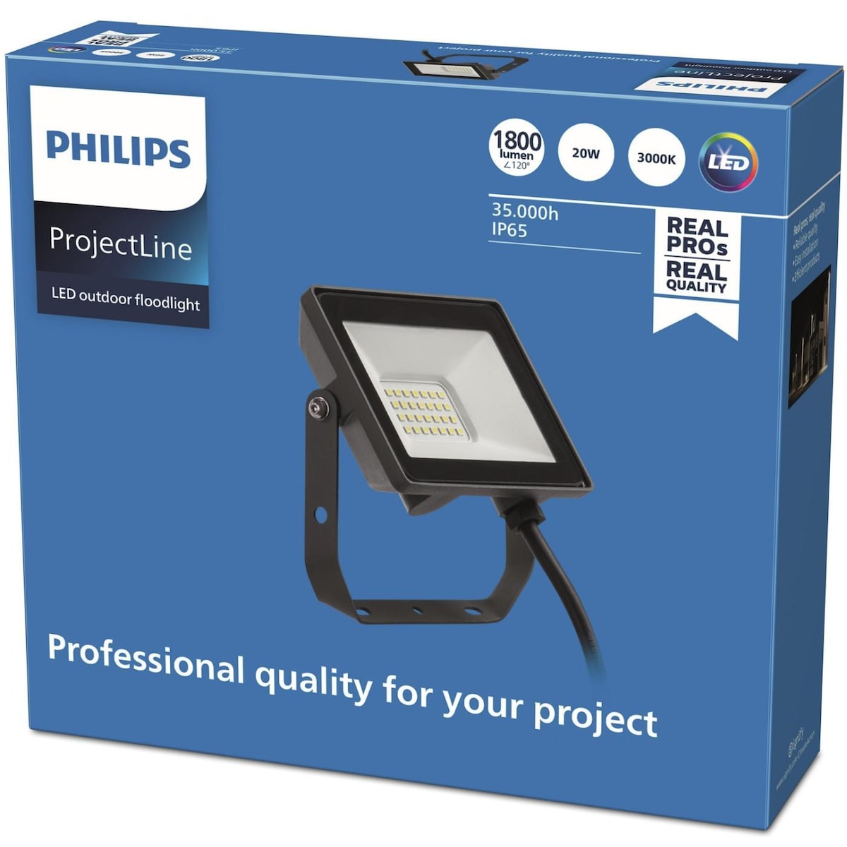 Philips ProjectLine Strålkastare 20W 1800lm