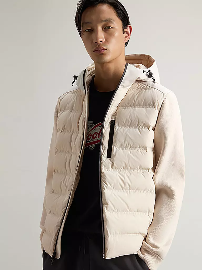 WOOLRICH Hybridjacke BERRING beige