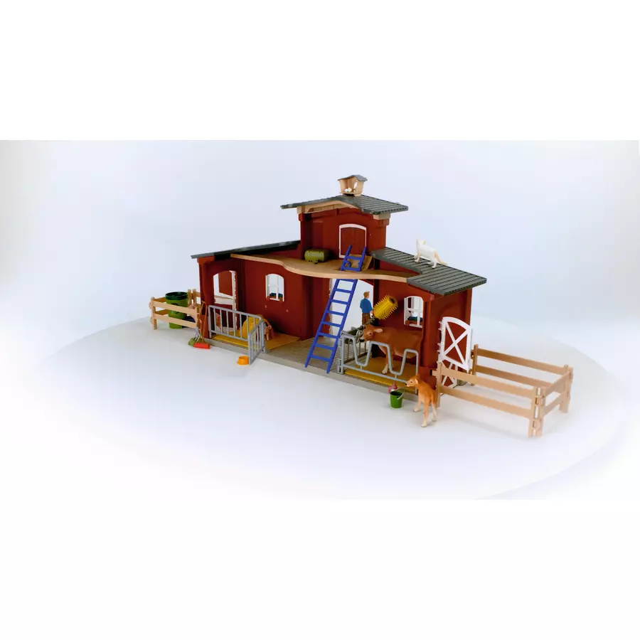 schleich® Farm World Große Farm mit Tieren und Zubehör 42606