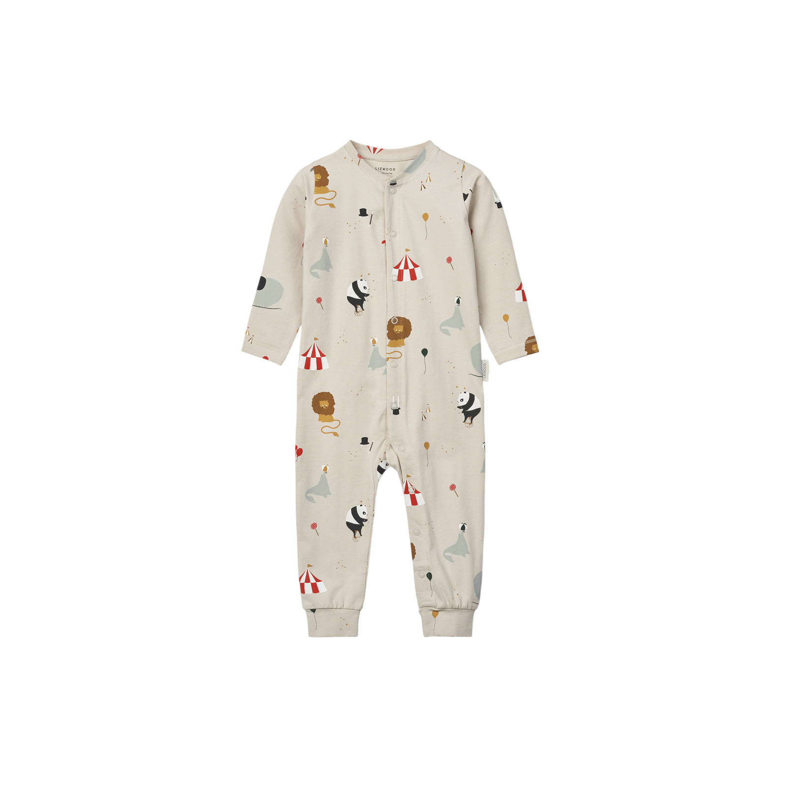 Baby Pyjama Birk Printed Circus Sandy