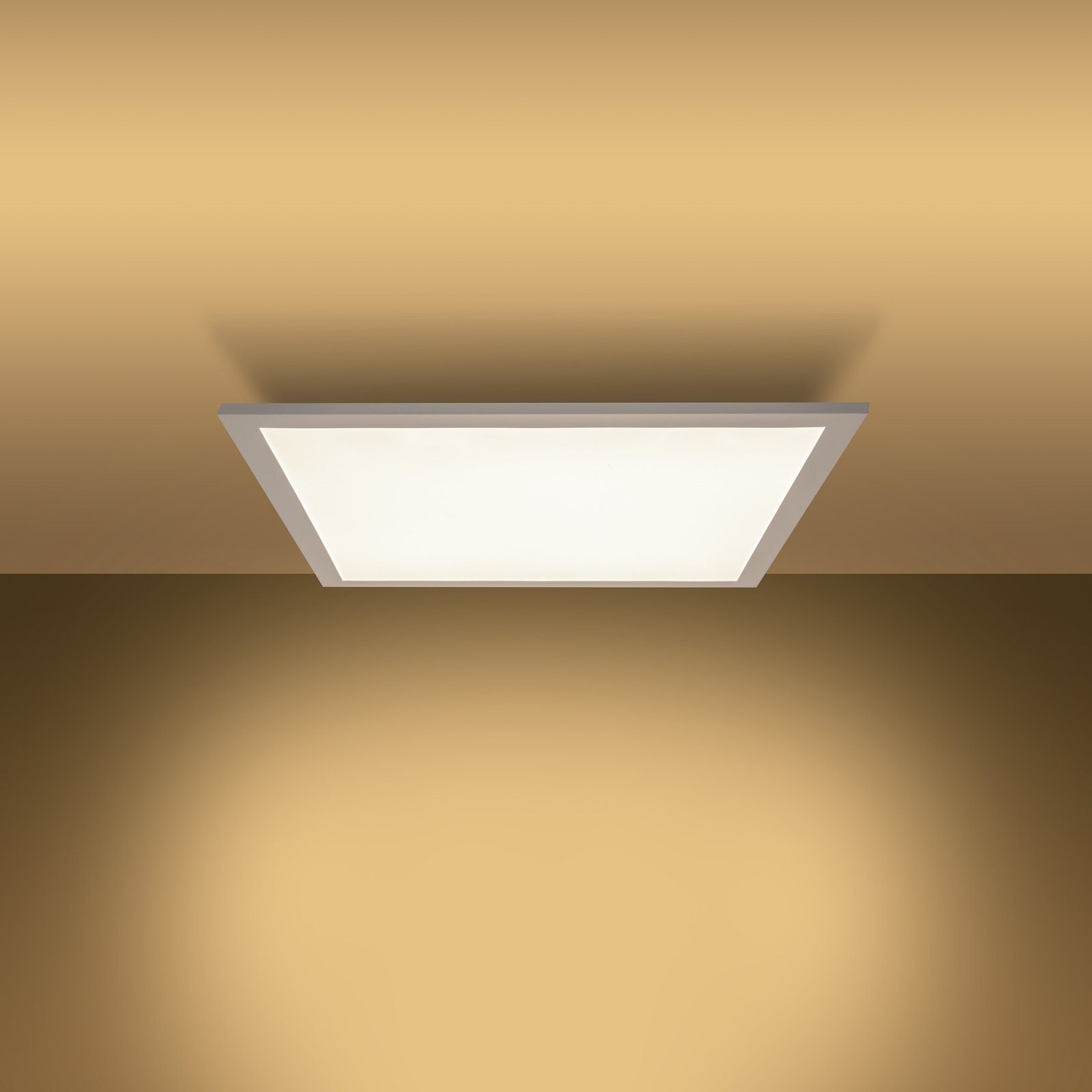 LED-Panel-Deckenleuchte NICO L - weiß - 59,5 cm - dimmbar