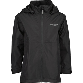Didriksons Piko Regenjacke Black Kinder
