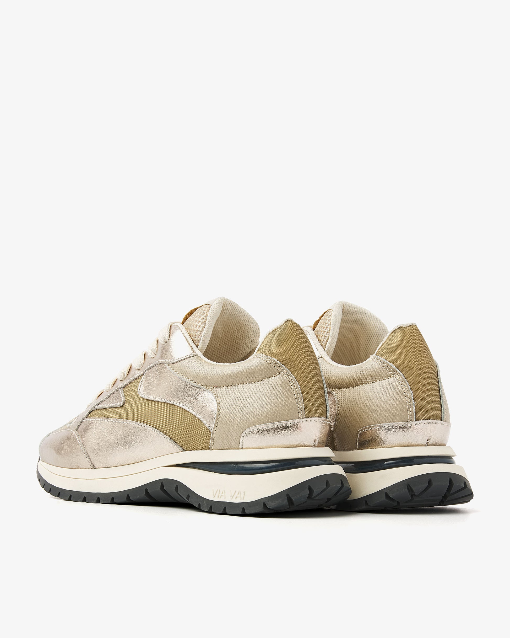 VIA VAI gouden dames sneakers Usher Riggs