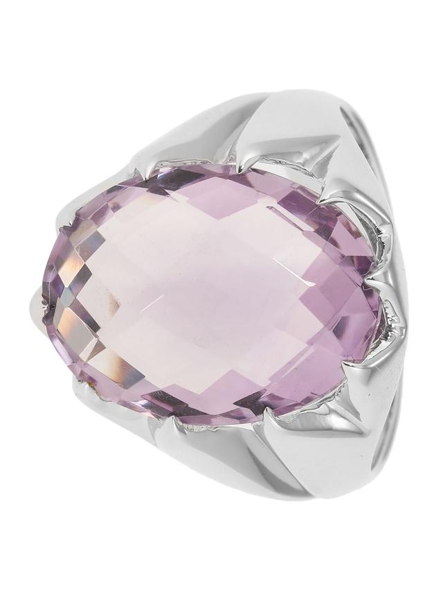 Positivierungs-Ring, Rose de France Amethyst