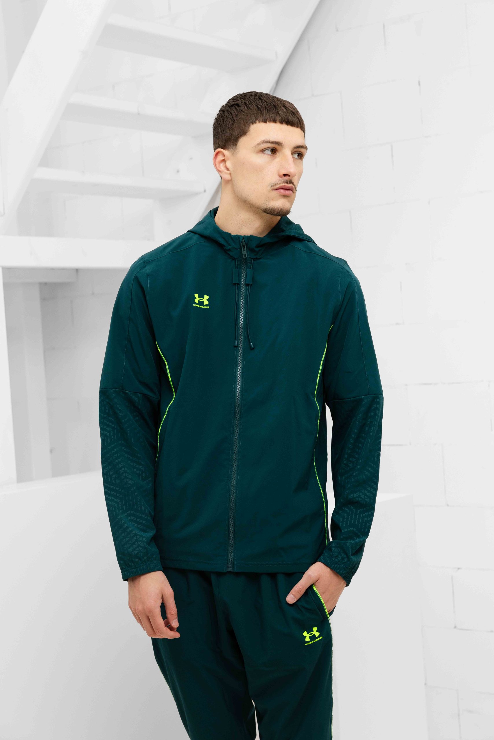 Under Armour Challenger Pro Trainingspak Donkergroen