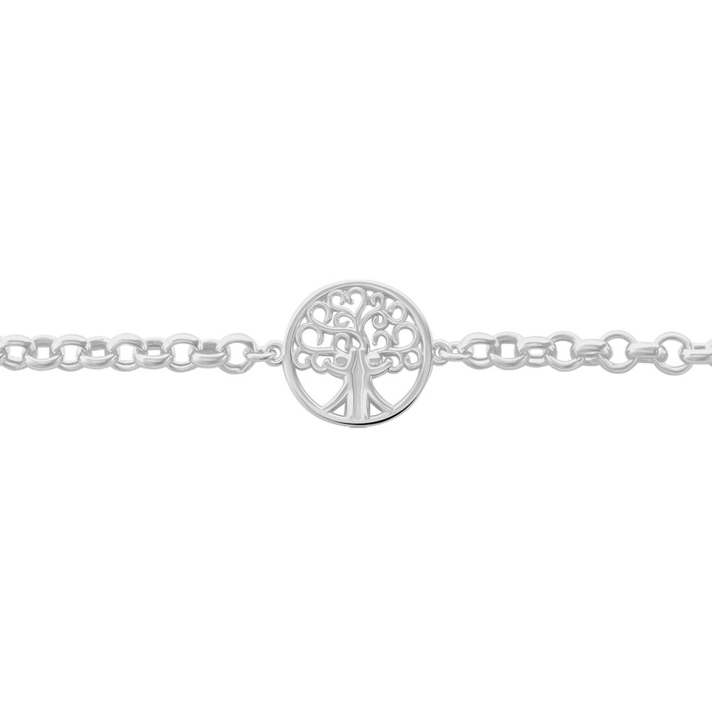 Bracelet Lao Argent Blanc