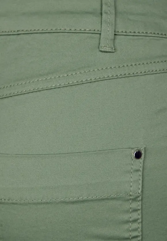 Casual Fit Twill Hose - dry salvia green