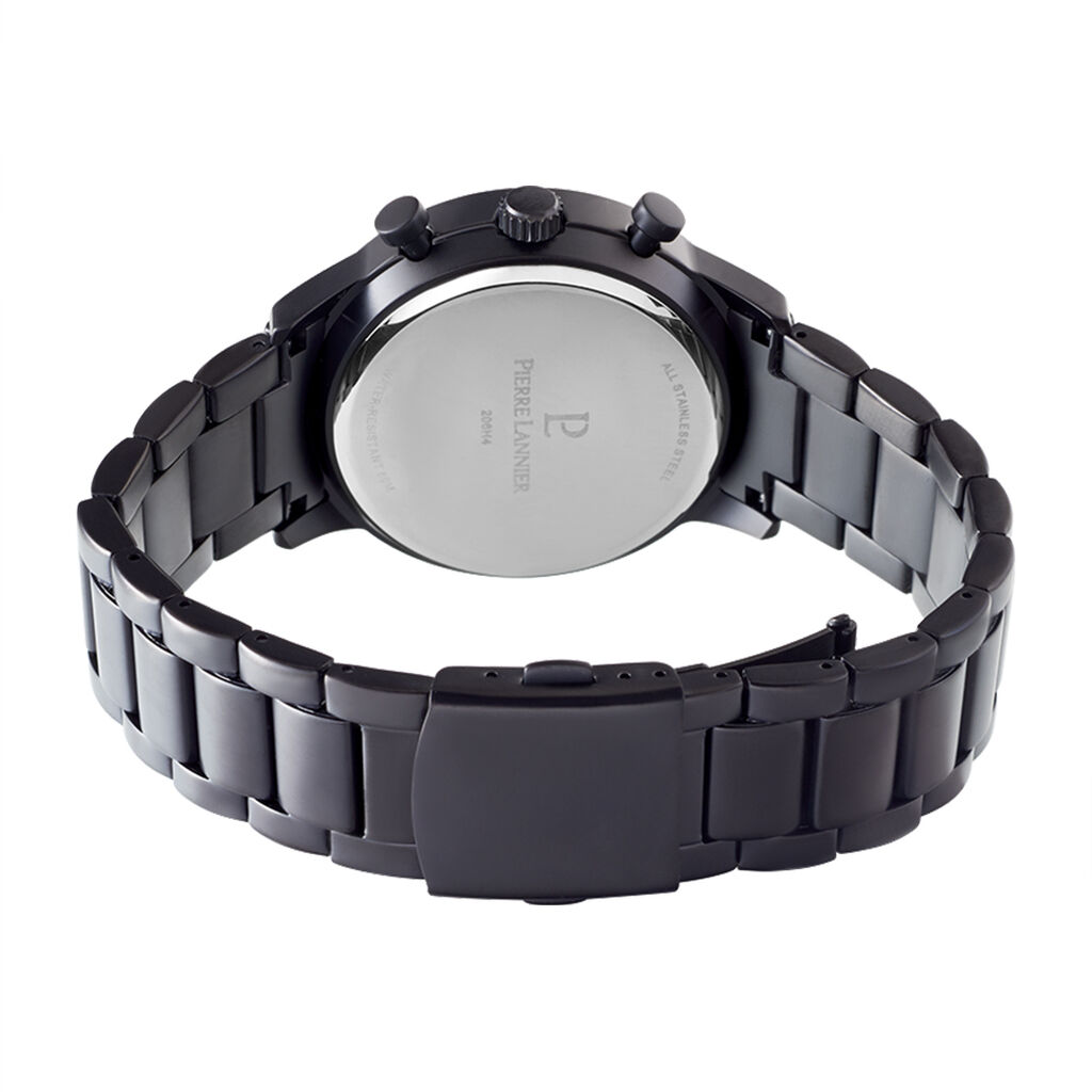 Montre Lannier Collection Absolue Acier Noir