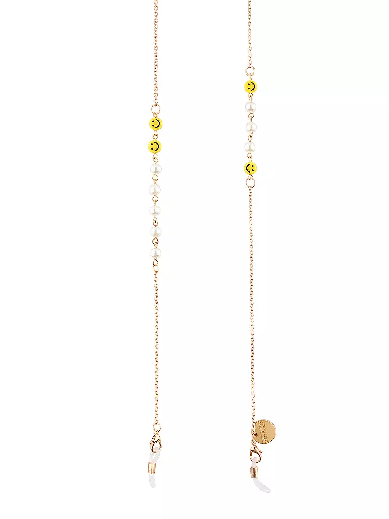 KOMONO Brillenkette SMILES gold