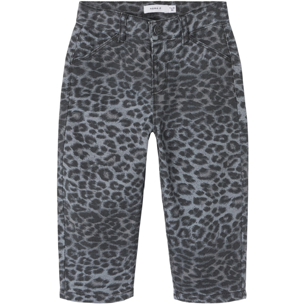 Køb Name It Night Owl Grey Leopard Nmfbella Twi Mom Bukser 4444-Td