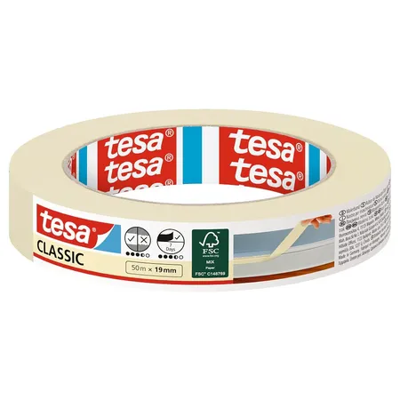 tesa Malerband Classic chamois 50m x 19mm