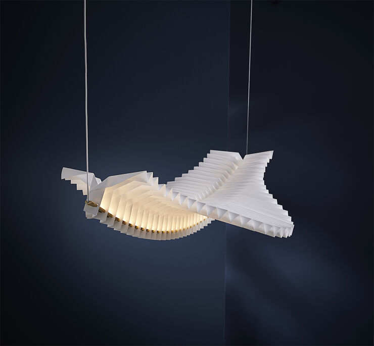 Frandsen Sora Pendant EU Solid brass/white