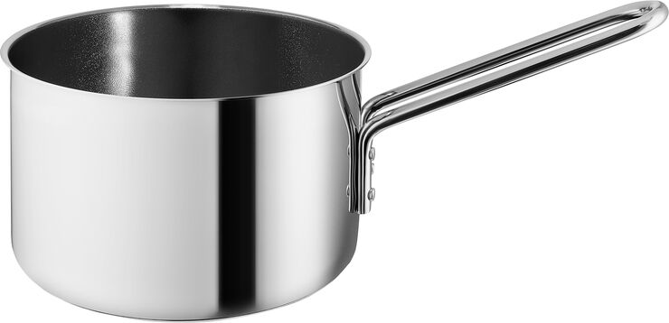 Eva Trio Stainless Steel Kasserolle 1,8 l keramisk Slip-Let® belægnin Polished steel