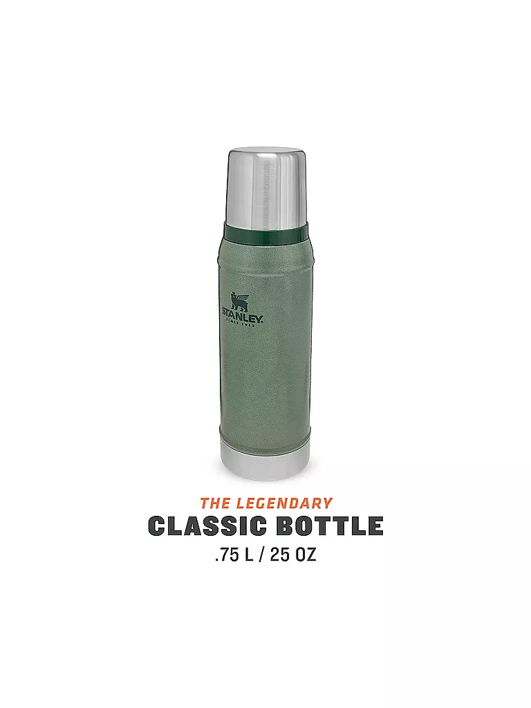STANLEY Isolierflasche - Thermosflasche Classic 0,75l Grün olive