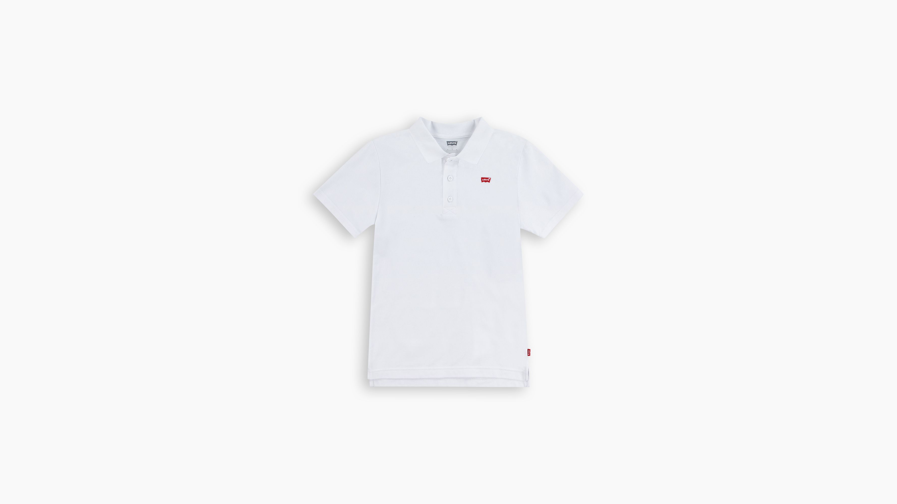 Enfant polo biais encolure - White - Blanc
