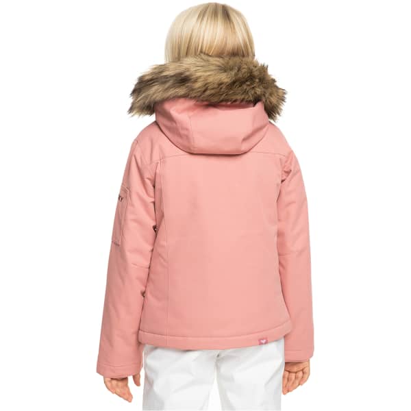Veste de ski ROXY MEADE GIRL JK SNJT DUSTY ROSE