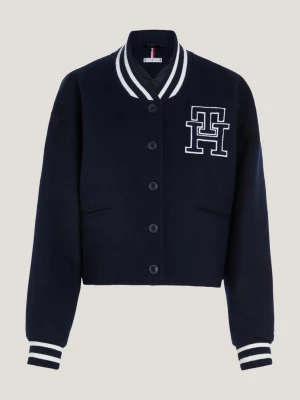 Jaqueta Varsity com Monograma TH
