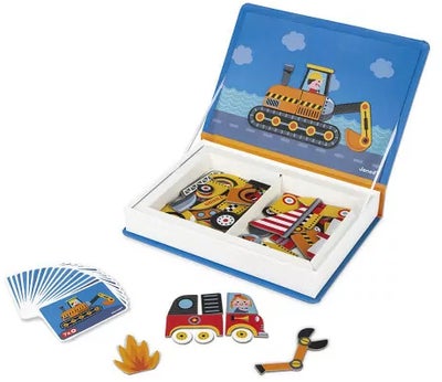 Janod Magneti'Book Racers Magnetsett 50 Stk