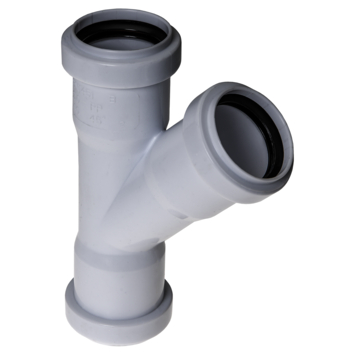 PPC T-stuk 45° 40 mm