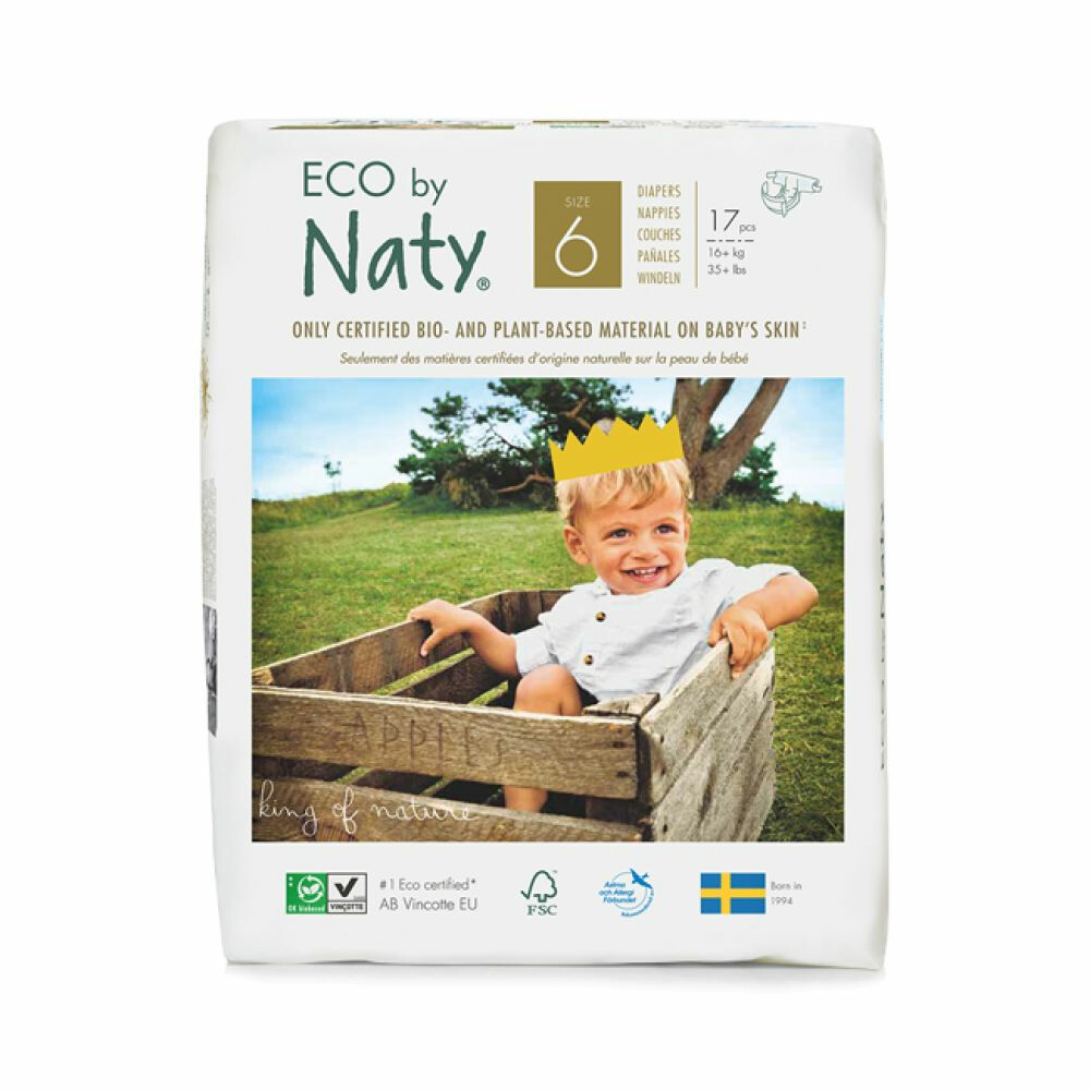 Naty Luiers Maat 6 Junior (16+ kg)17 stuks