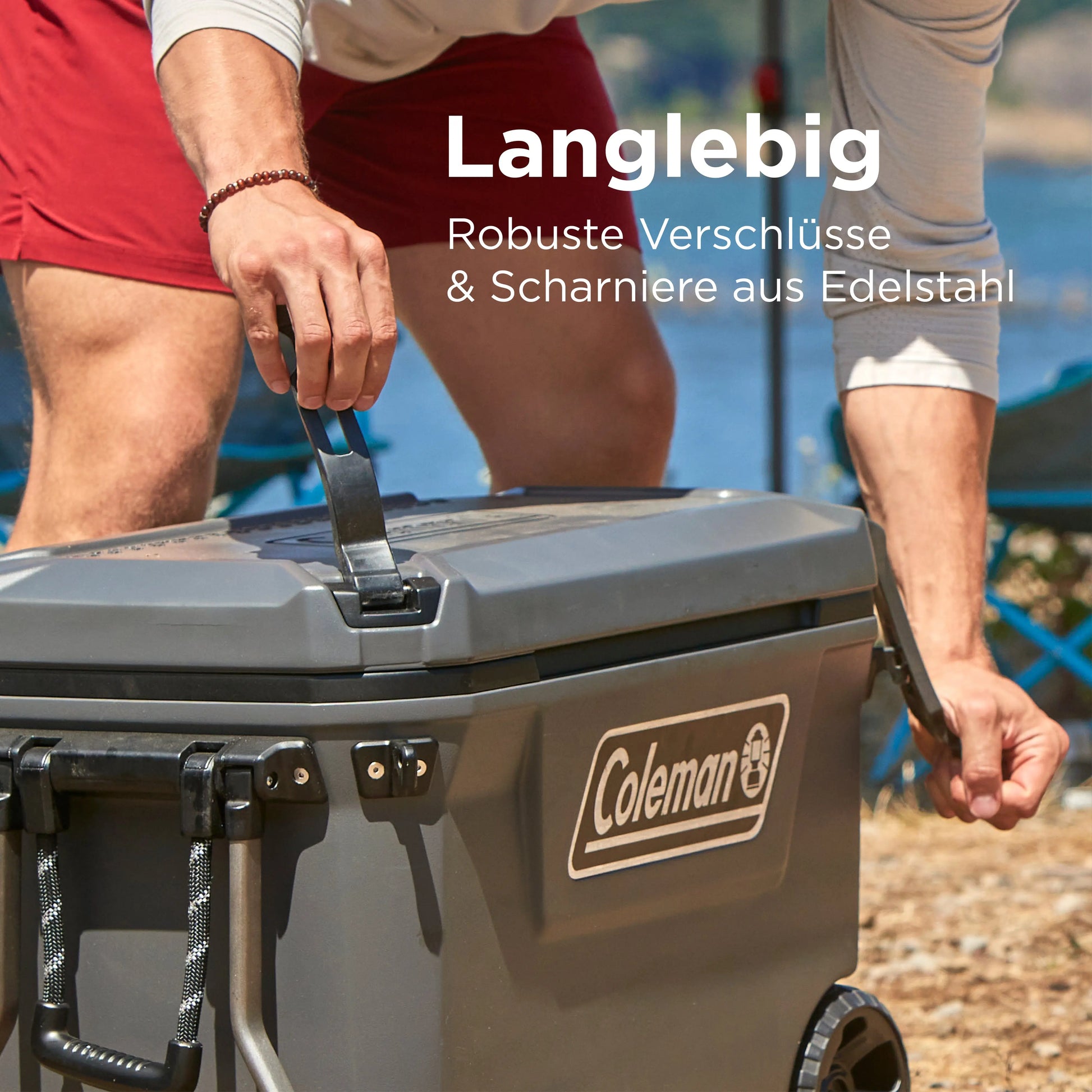 Coleman Convoy 65 QT Kühlbox mit Rollen