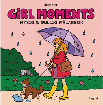 Legind A/S Cozy Girl Moments Fargeleggingsbok