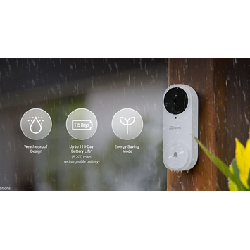 Ezviz DB2 3MP Videodeurbel op Batterij