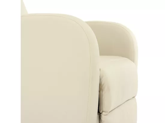 Fauteuil TV inclinable TV crème 72 x 92 x 105 cm 04_0002018
