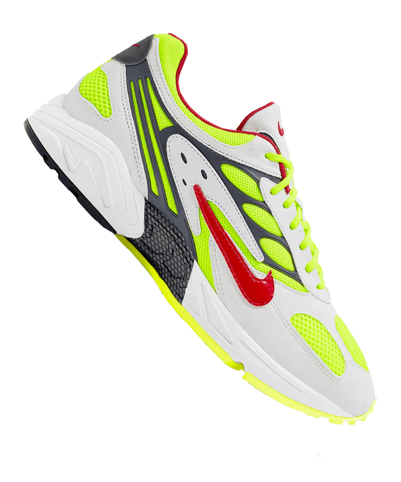 Nike Air Ghost Racer Sneaker Weiss Gelb F100