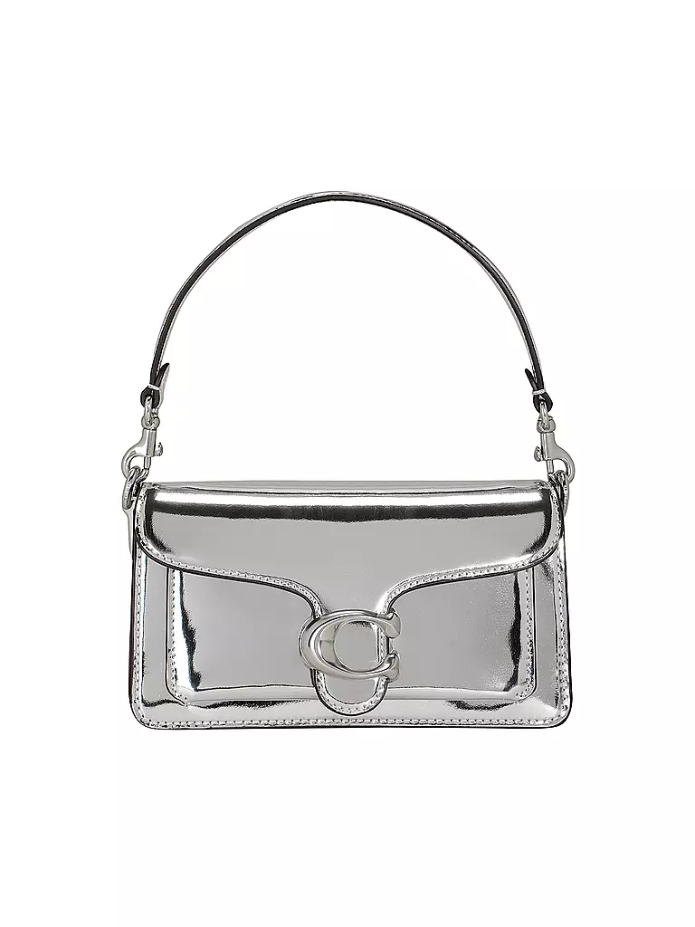 COACH Ledertasche - Mini Bag TABBY  silber