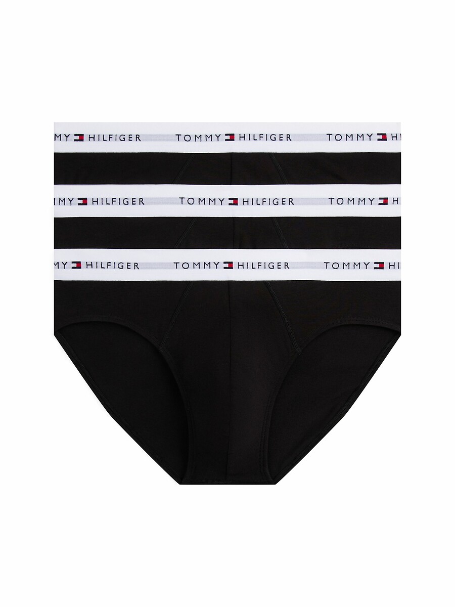 TOMMY HILFIGER<br>Conjunto de 3 cuecas lisas