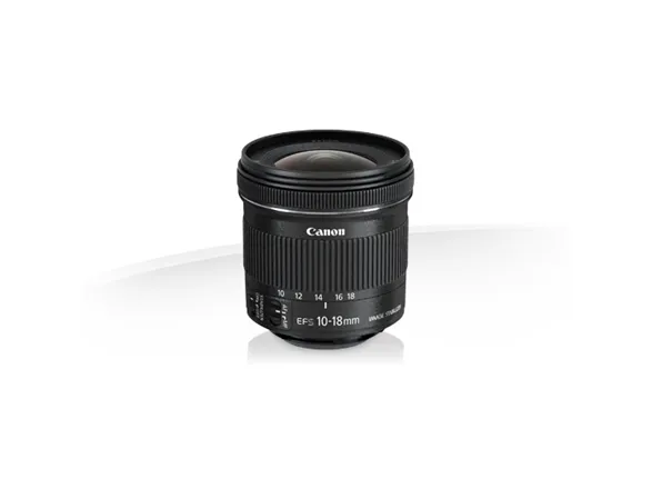 Canon EF-S - Vidvinkel zoom objektiv - 10 mm - 18 mm - f/4.5-5.6 IS STM - Canon EF/EF-S - for EOS 100, 1200, 650, 70, 700, Kiss X6i, Kiss X7, Kiss X70, Kiss X7i, Rebel SL1, Rebel T5i