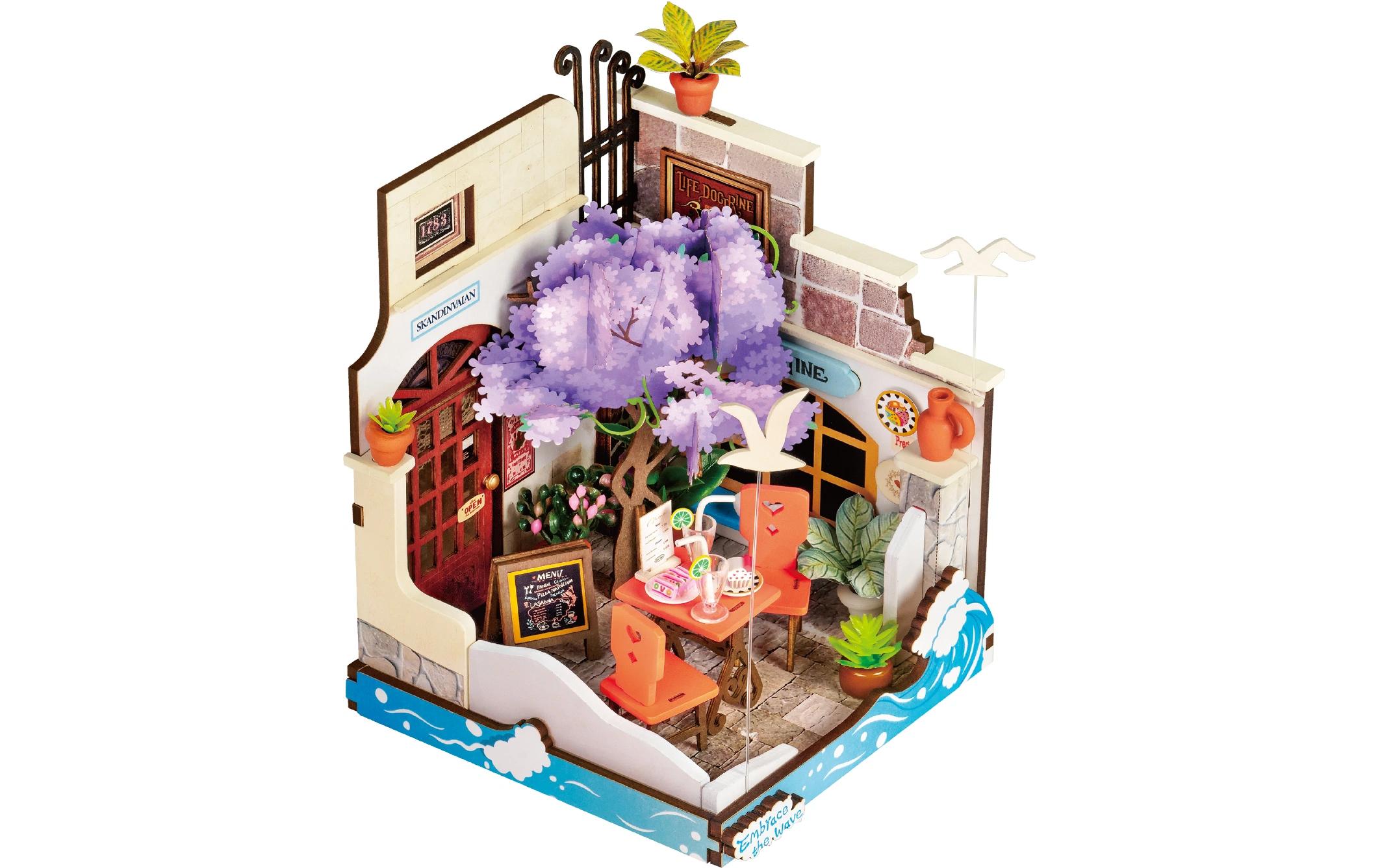 Bausatz Meer Restaurant Ferien3D-Puzzle aus lasergeschnittenen Holzteilen