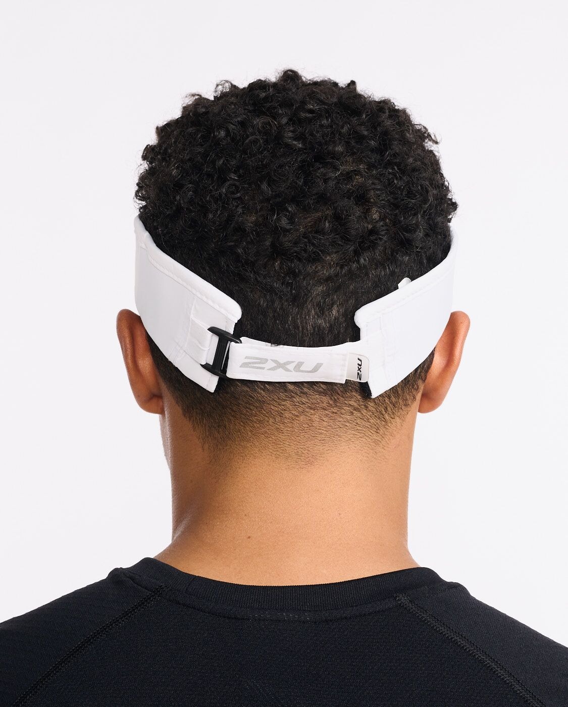 Run Visor Unisex White/White