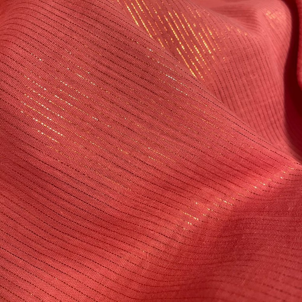 Petit Chouchou Gaze Lurex Corail