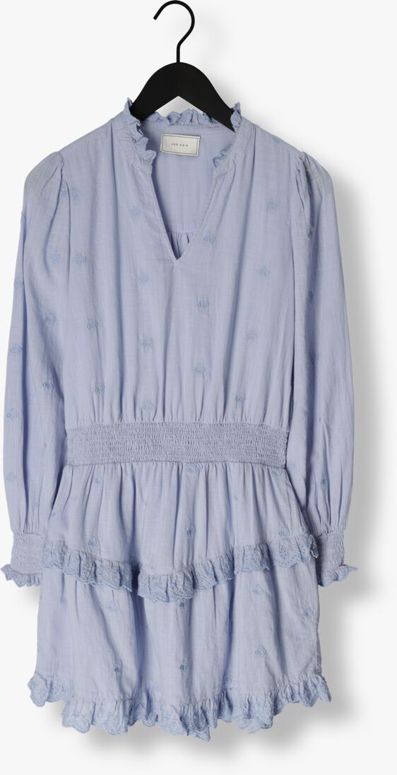 NEO NOIR lichtblauwe neo noir mini jurk porto dress