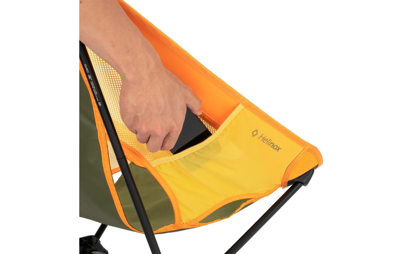Chair One (re) Grün/OrangeStuhl mit Aluminiumlegierung