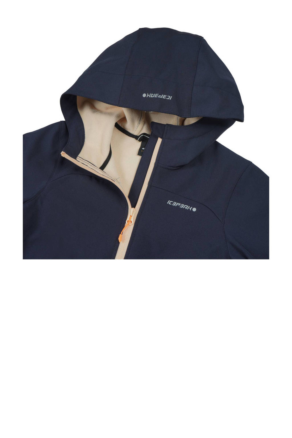 Icepeak softshell jas Kobryn jr donkerblauw