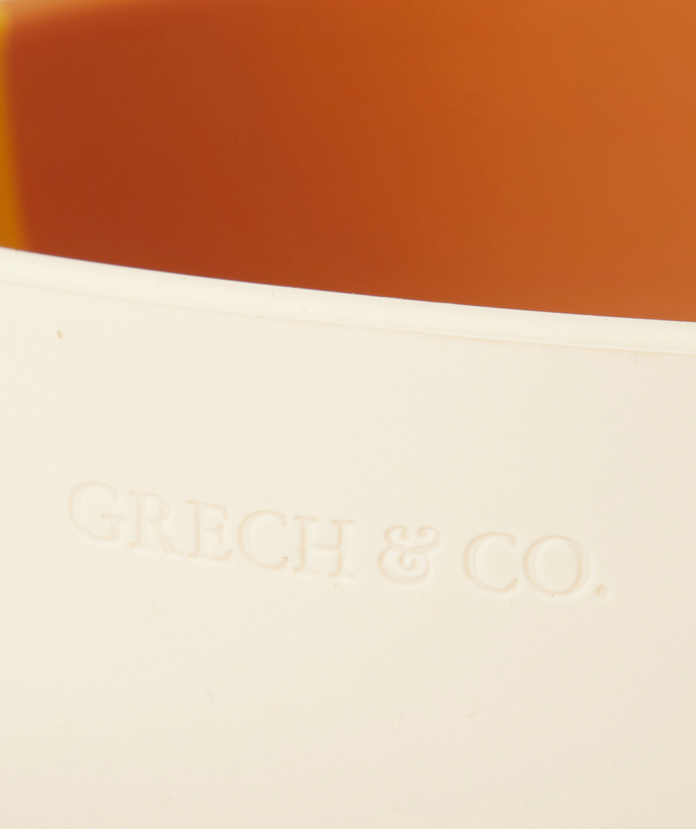 GRECH & CO.BOL ORANGE ENFANT EN SILICONE