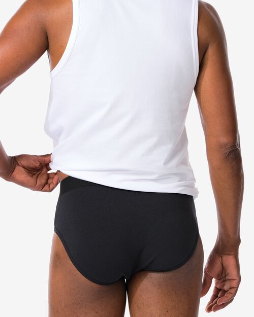 culotte homme anti fuite en coton pour les fuites légères noir
