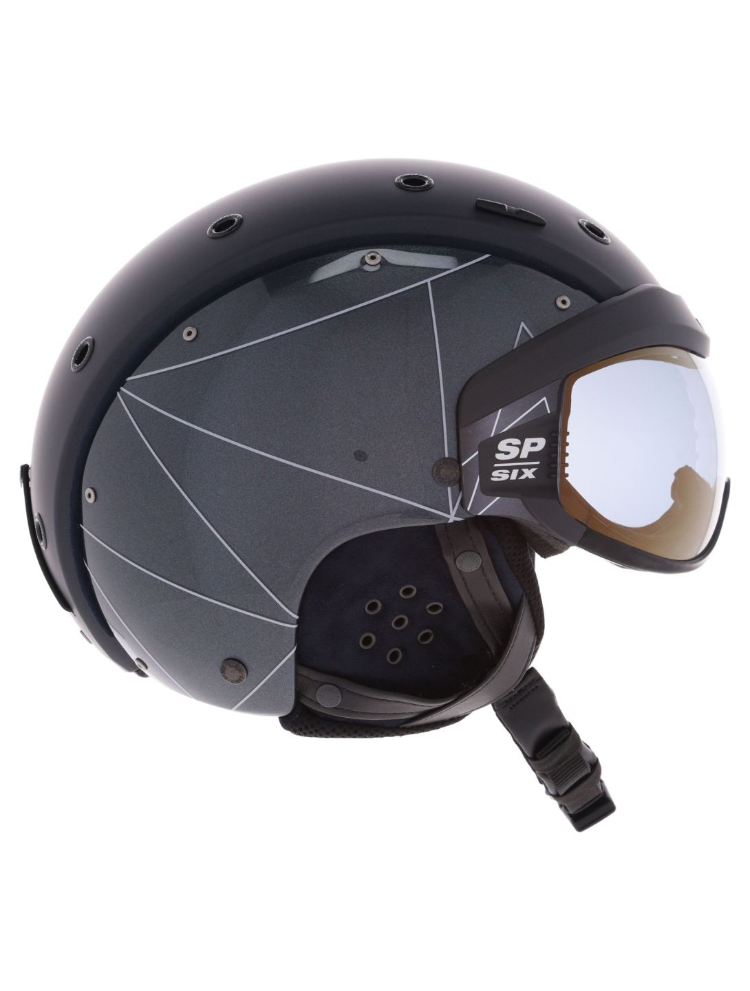 SP-6 skihelm met vizier unisex
