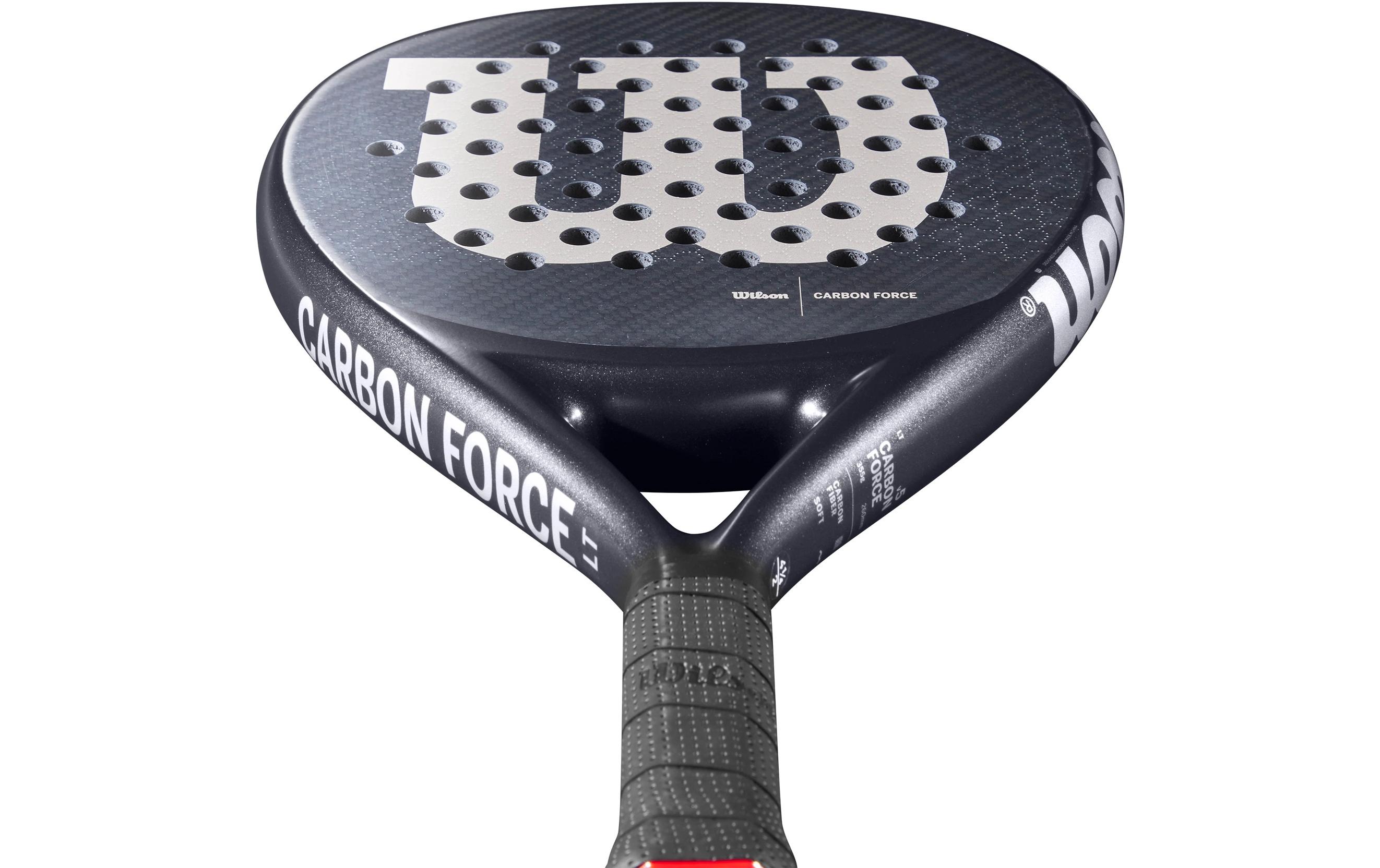 Padelracket Carbon Force LT Schwarz<br>Padelschläger mit Carbon Rahmen