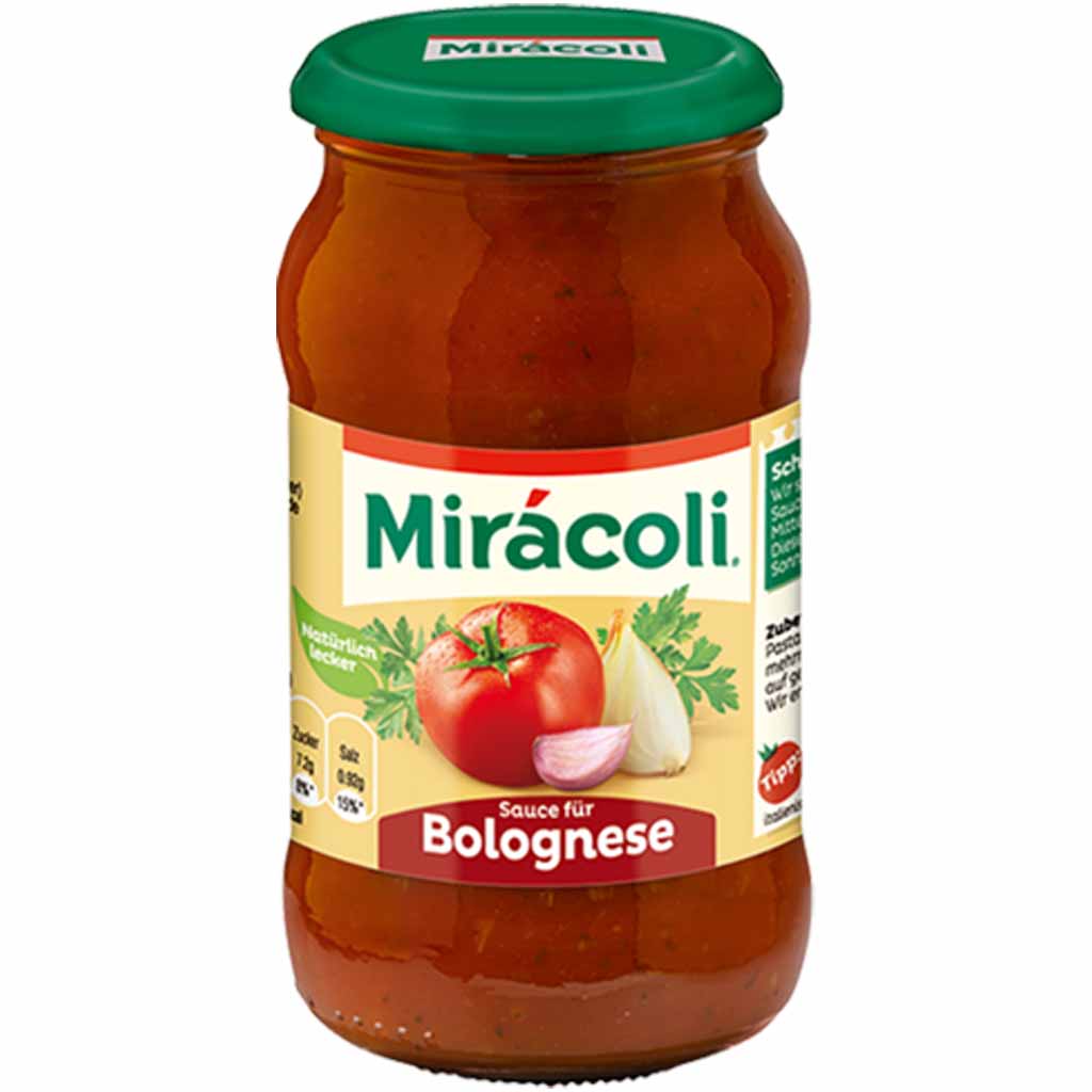 Miracoli Pasta-Sauce für Bolognese 400g MHD:17.4.26