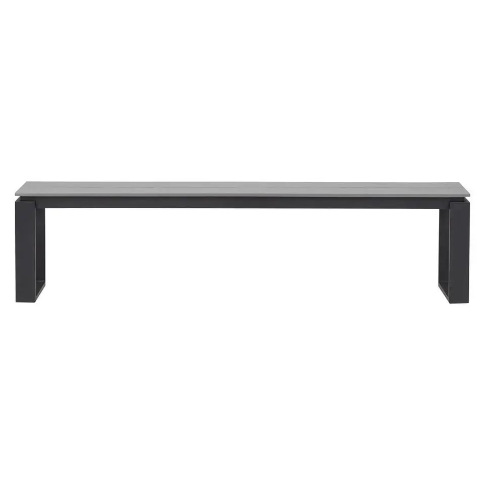 Lisomme Abel tuinbank grijs - 180 x 43 cm