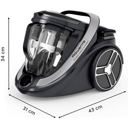 Aspirateur sans sac Rowenta SILENCE FORCE CYCLONIC EFFITECH Modele Parquet RO7936EA